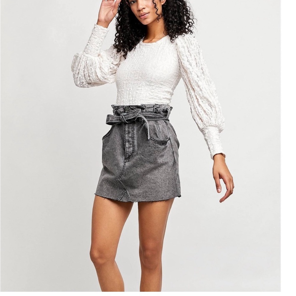 We The Free Jean Skirt